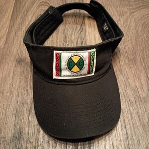Vintage 90's Cross Colours Black Visor Hat